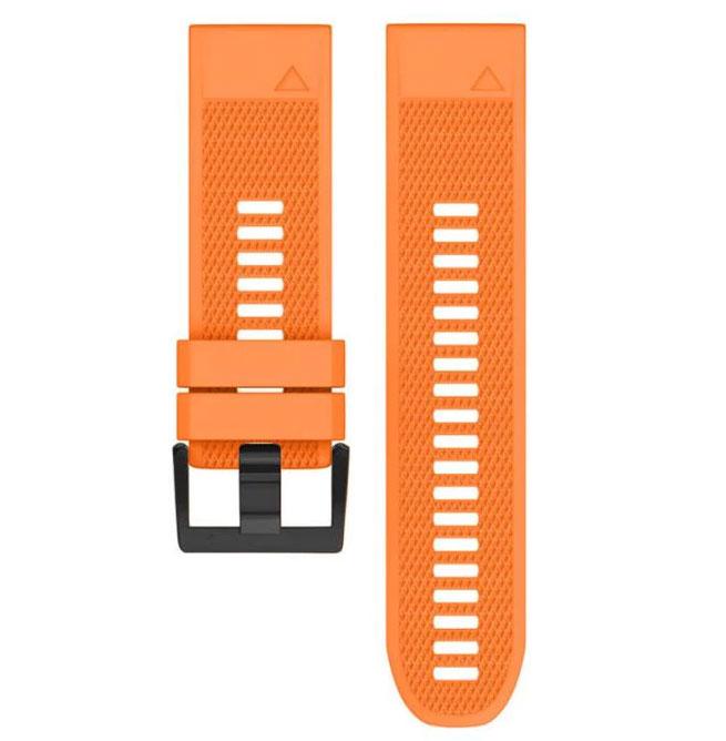 Силиконовый ремешок Primo для часов Garmin Fenix 3/3HR/Fenix 5X/6X Orange (823924078)