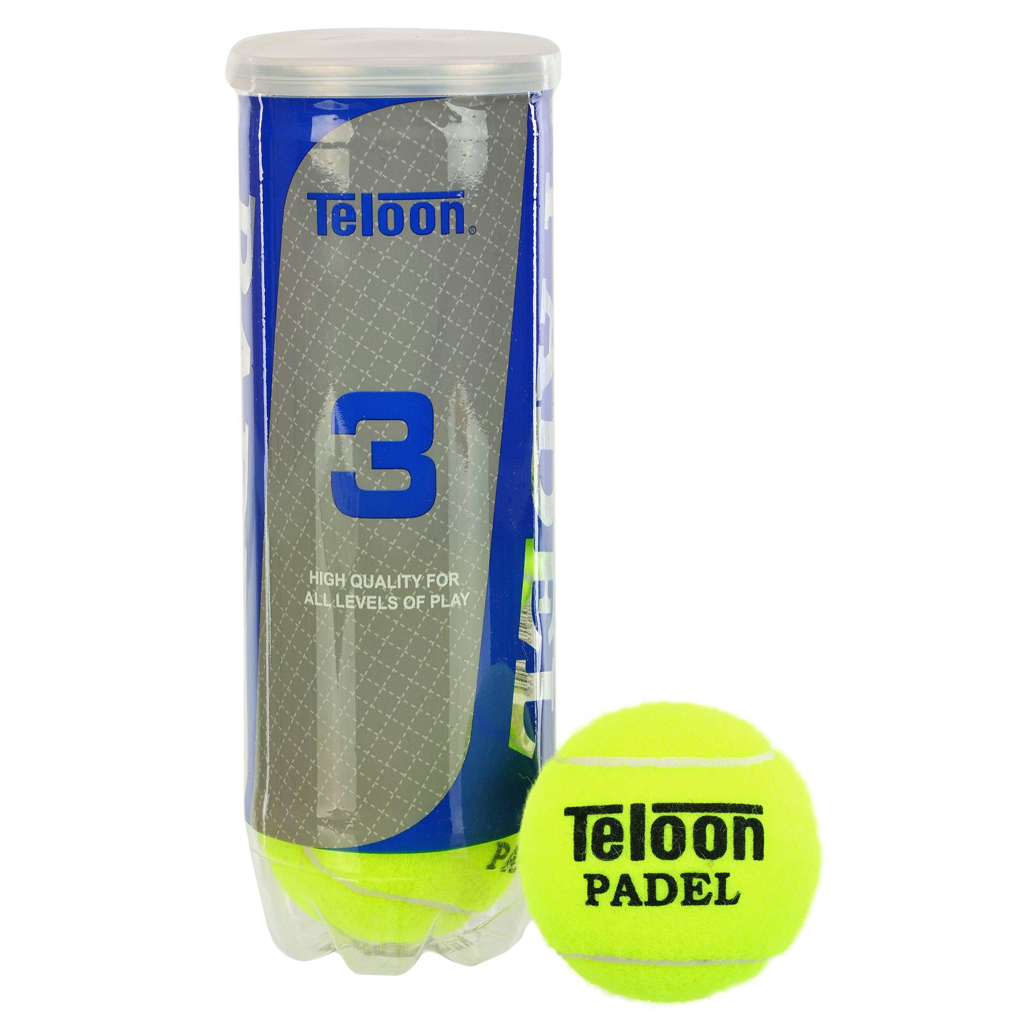 Мяч для падел тенниса Teloon PADEL WZPA818003-PADEL TP-6063 в вакуумной упаковке 3 шт. Салатовый (WZPA818003-PADEL)