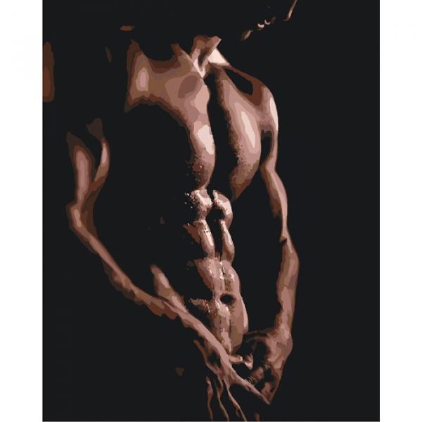 Картина по номерам Идейка Люди Женский соблазн 40х50 см в термопакете (КНО4530-mt)