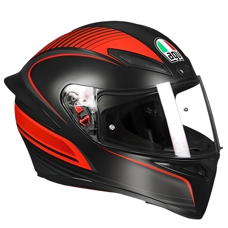 Мотошлем AGV K1 Warmup XXL Black/Red