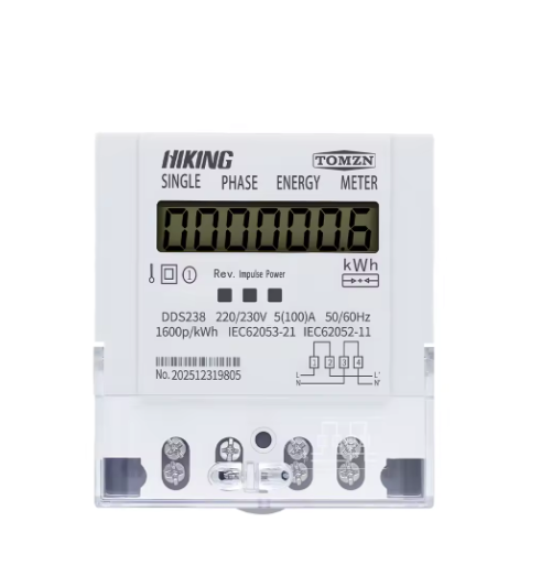 Счетчик активной энергии TOMZN DDS238 DIN-рейка/ ЖК-дисплей 5-100A 220/230 В 50/60 Гц