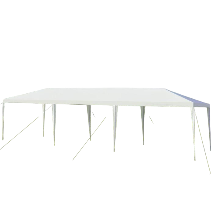 Шатер садовый прямоугольный 6х3 м Белый