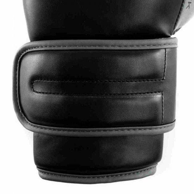 Боксерські рукавички Everlast POWERLOCK TRAINING GLOVES Уні 12 унцій Чорний (870312-70-8) - фото 3