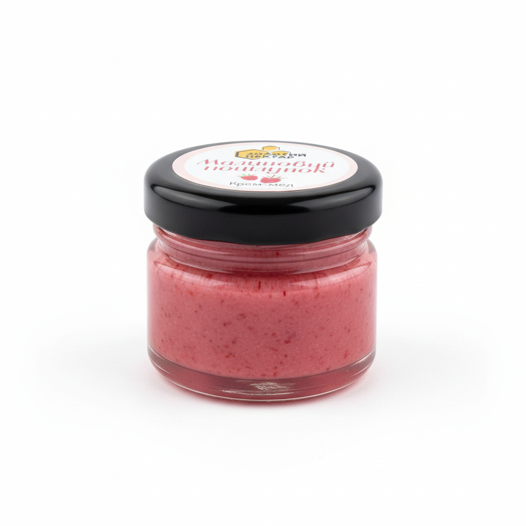 Крем-мед Золотой Нектар Малиновый поцелуй натуральный медовый десерт 50 г Крем-мед Золотой Нектар Малиновый поцелуй натуральный медовый десерт 50 г