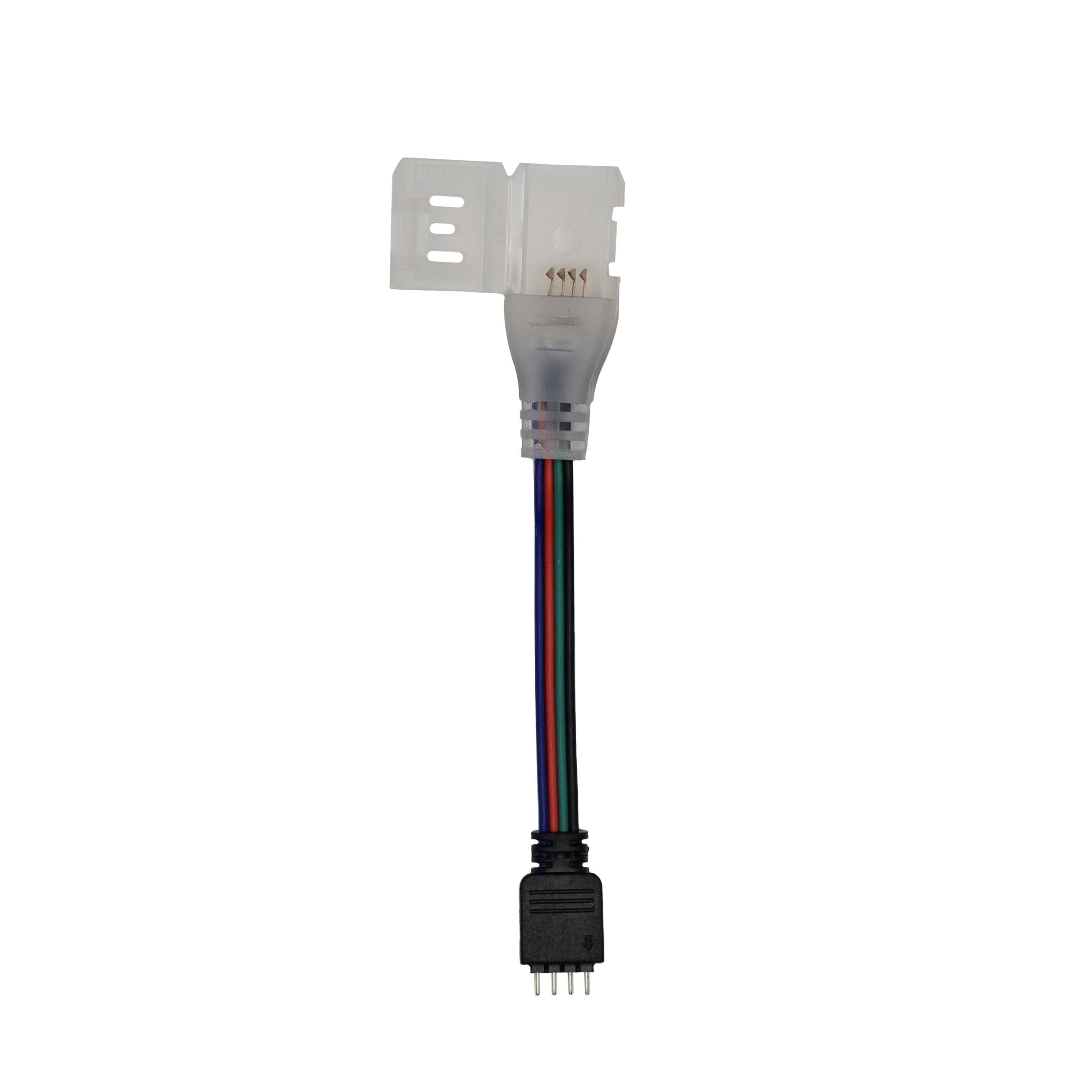 Коннектор Prolum для неона RGB провод и зажим 6x12 (29821937)