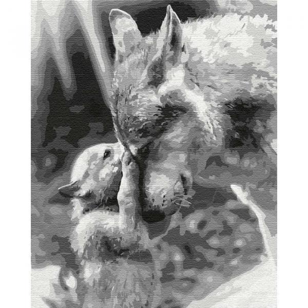 Набор для росписи по номерам Идейка Материнская чувства 40х50 см (КНО4188-mt)