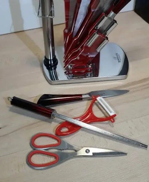 Набор металлических ножей Bohmann набор ножей на акриловой подставке. 9 предметов (BH 8004-09) - фото 3