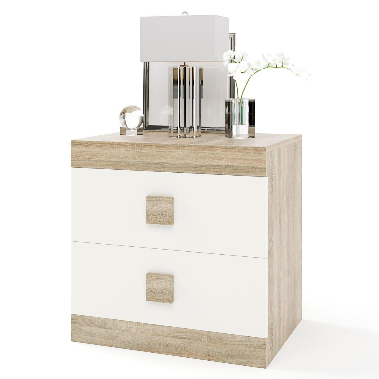 Спальня дитяча Еверест Соната Комплект 7 модульна 4 елементи Дуб сонома/Білий (DTM-2591) - фото 8 Спальня дитяча Еверест Соната Комплект 7 модульна 4 елементи Дуб сонома/Білий (DTM-2591) - фото 8