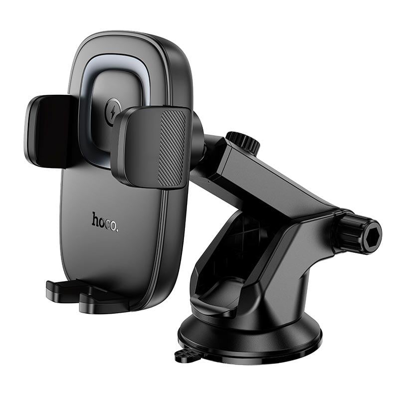 Держатель в авто Hoco HW32 с беспроводной зарядкой 15 Вт Черный (27556721)