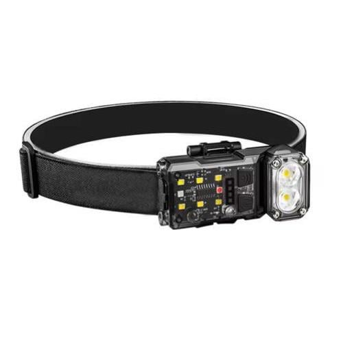 Фонарь налобный X52-2LED+6SMD Motion Sensor индикация заряда/Li-Ion аккумулятор/ЗУ/Type-C/клипса/RGB (00000062903)