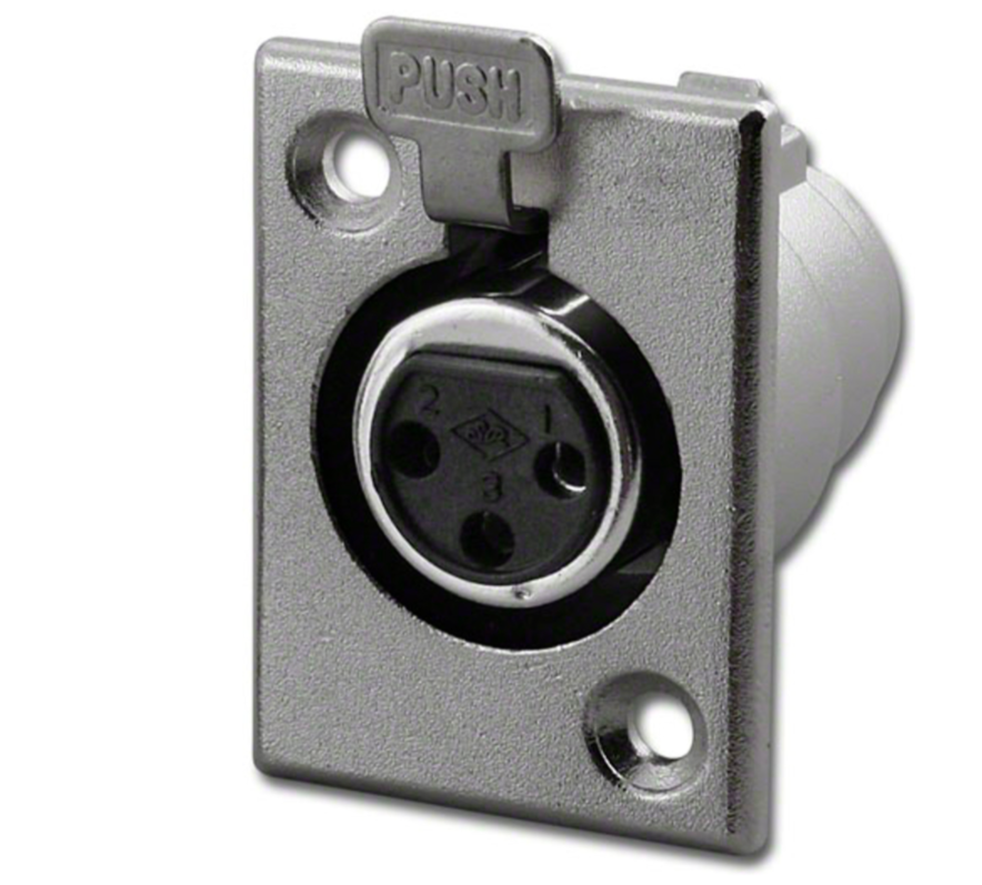 Панельний роз'єм Moco mini XLR SA107-3P 3 контакти з фланцем на 2 отвори для аудіо та світлового обладнання 1 шт. (000049385_1) - фото 9 Панельний роз'єм Moco mini XLR SA107-3P 3 контакти з фланцем на 2 отвори для аудіо та світлового обладнання 1 шт. (000049385_1) - фото 9