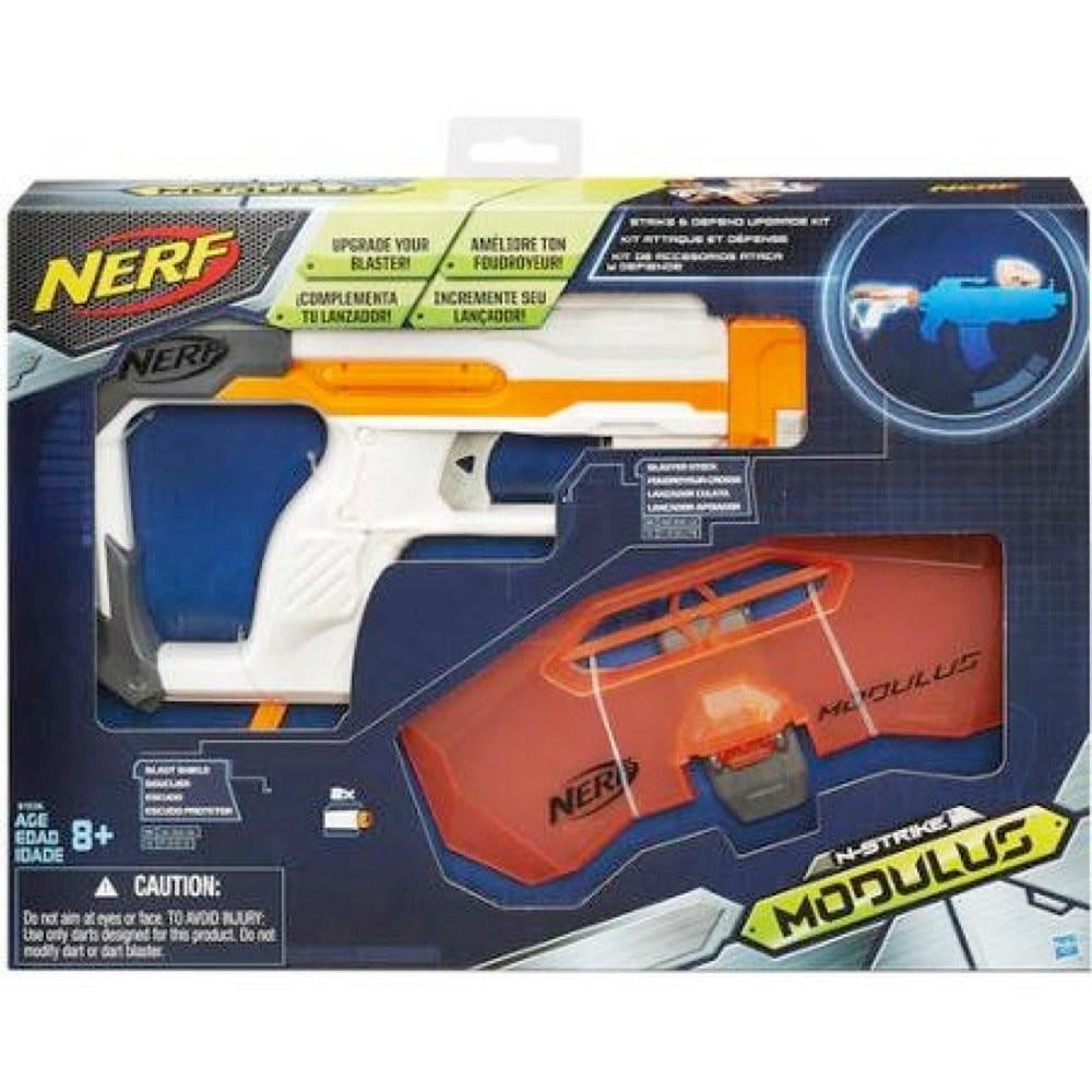 Бластер Nerf B1536 Modulus Strike and Defend Upgrade Kit (NRF31) - фото 2 Бластер Nerf B1536 Modulus Strike and Defend Upgrade Kit (NRF31) - фото 2