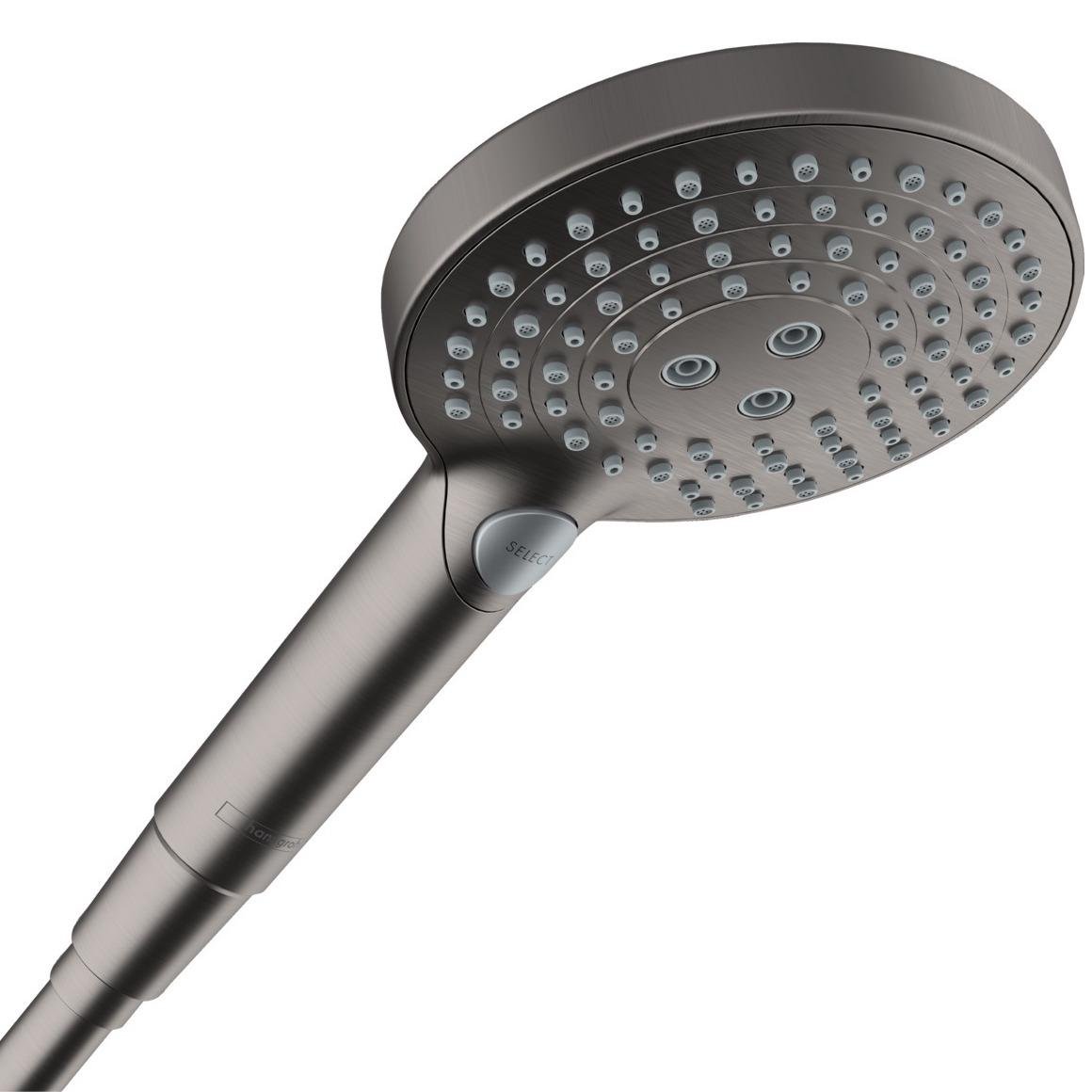 Душова лійка Hansgrohe Raindance EcoSmart 26515340 з кнопкою 125 мм Графітовий (258159)