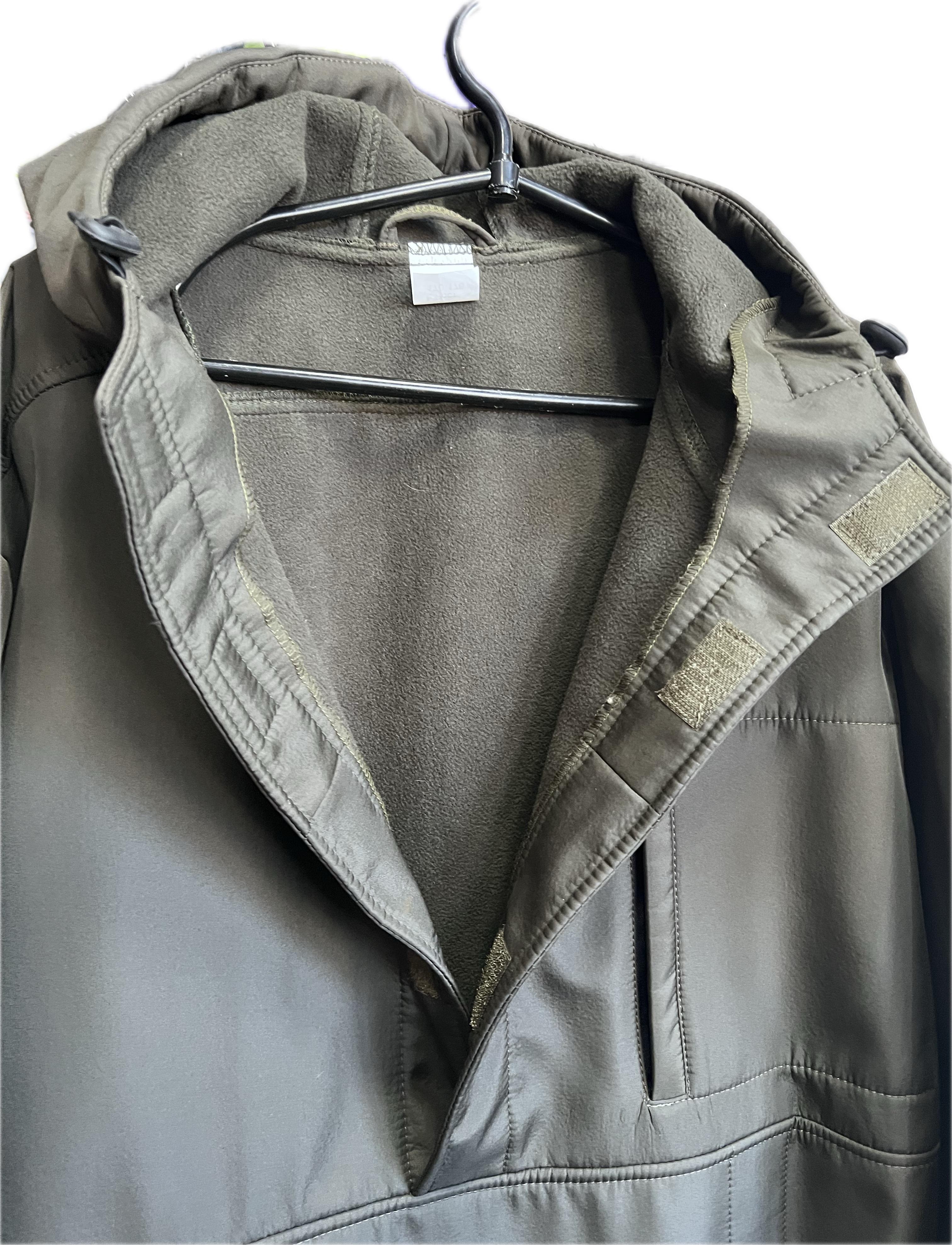 Куртка-анорак демісезонна вітрозахисна на мікрофлісі р. 52/54 (24946425) - фото 3