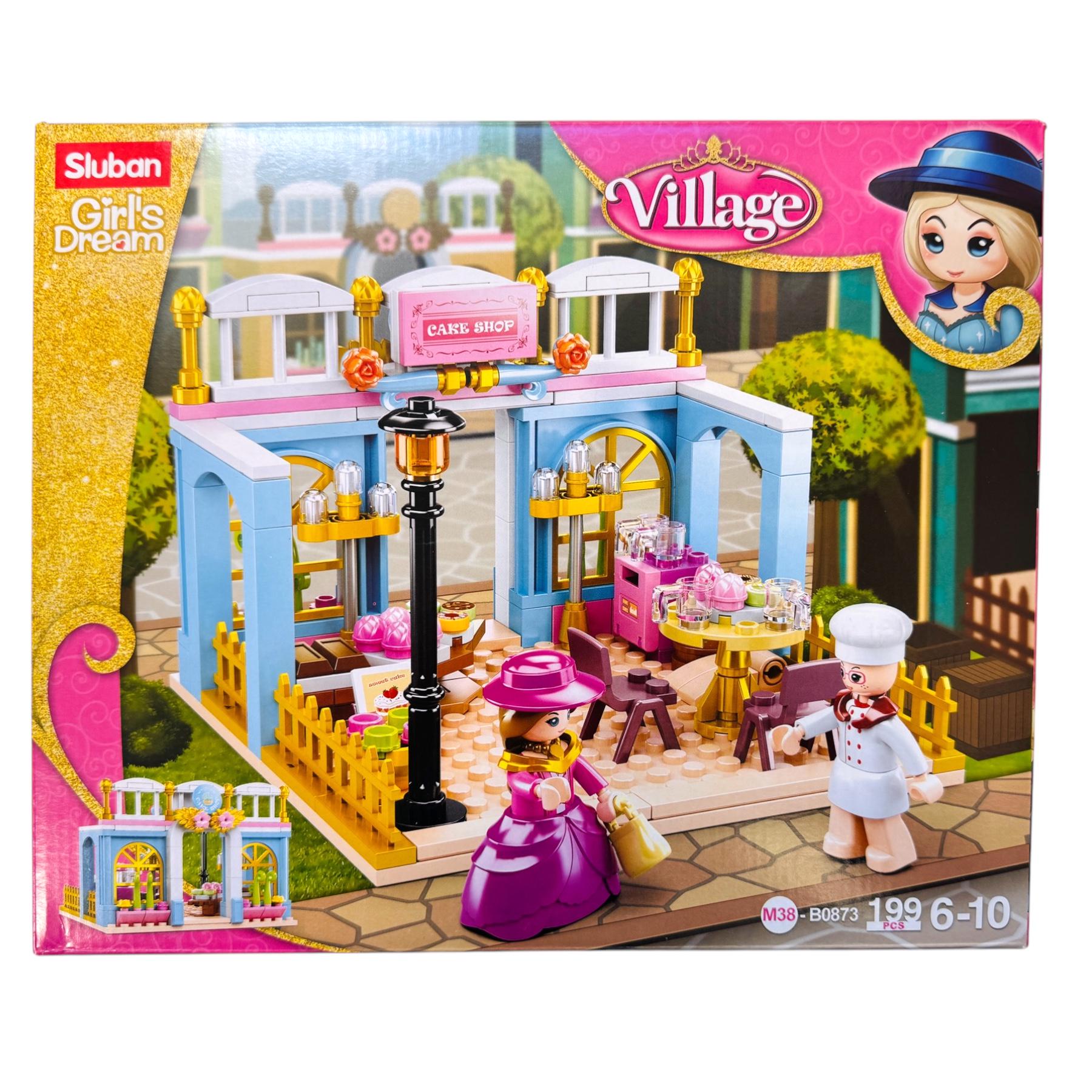 Конструктор Sluban M38-B0873 GIRL'S DREAM Пекарня 199 деталей в коробке (113208)