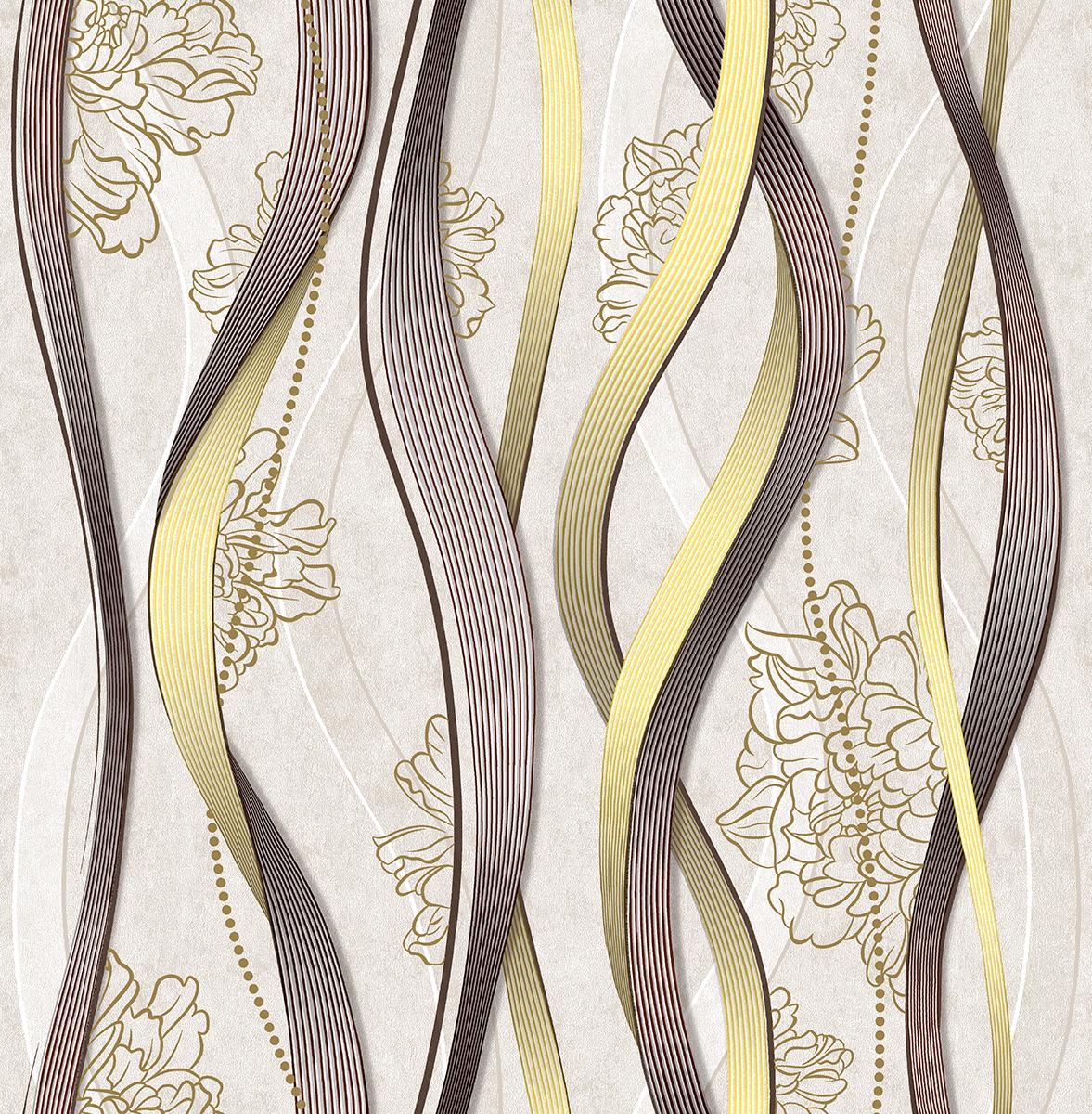 Шпалери паперові дуплекс Континент Зої Бежовий (138)