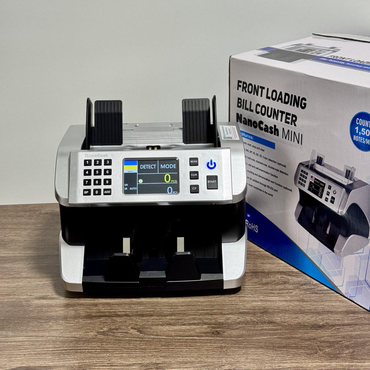 Счетчик банкнот NanoCash MINI с калькуляцией и детекцией