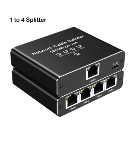 Разветвитель для интернета 1000 Mb Rj45 (1-4) - фото 5