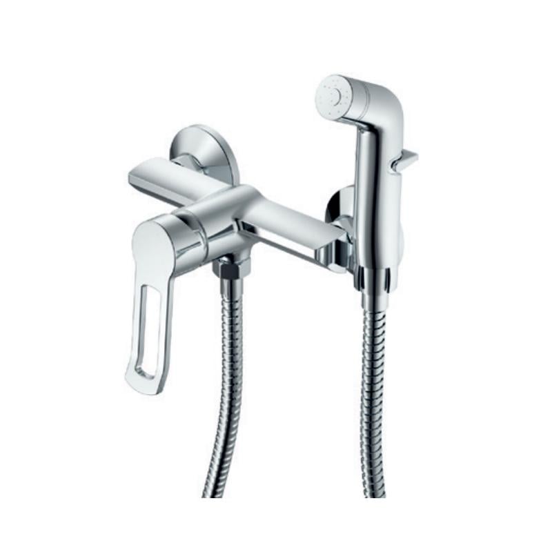 Смеситель Haiba Adel 024 с гигиеническим душем Стальной Смеситель Haiba Adel 024 с гигиеническим душем Стальной