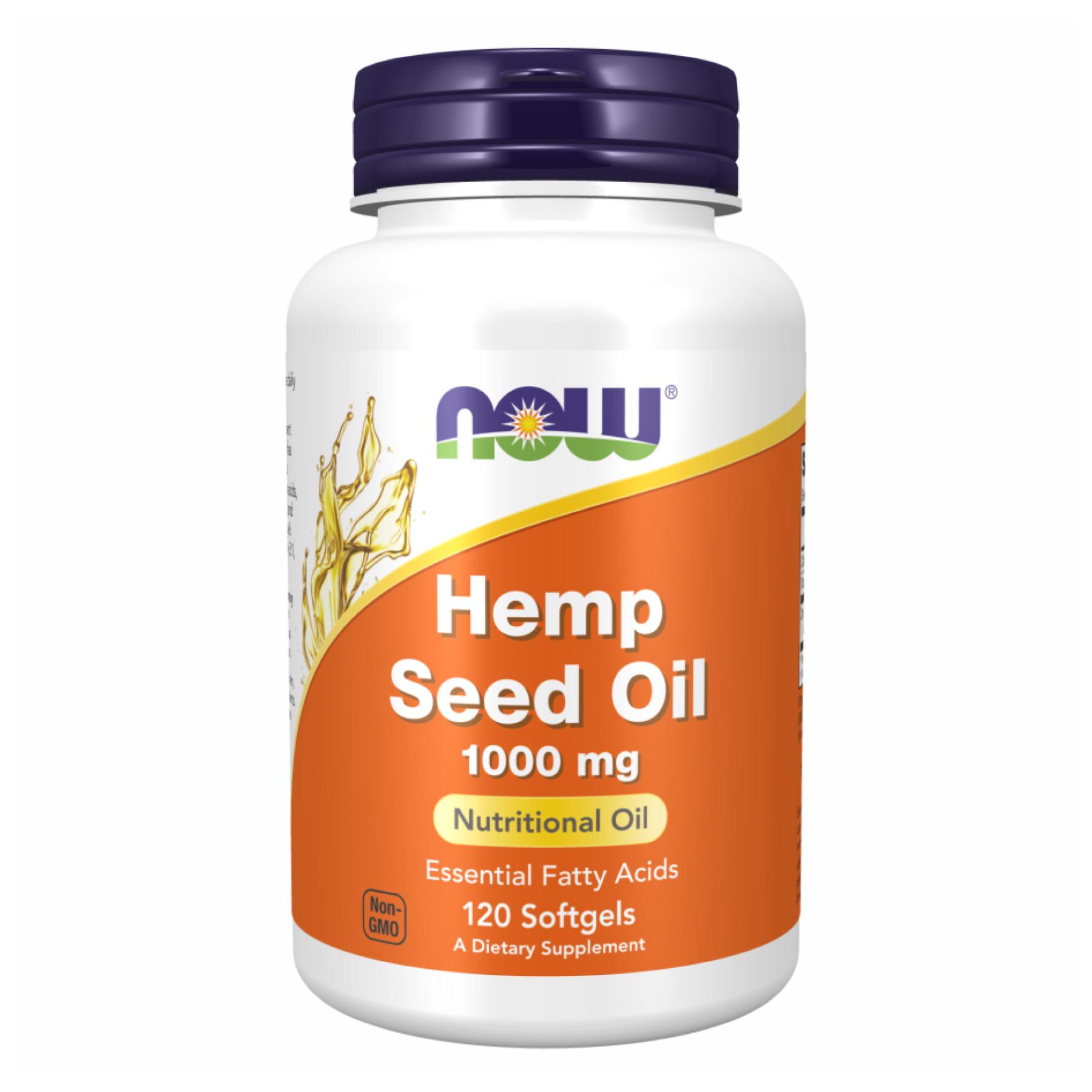 Жирные кислоты Hemp Seed Oil 1000 mg 120 Softgels (2022-10-0979)