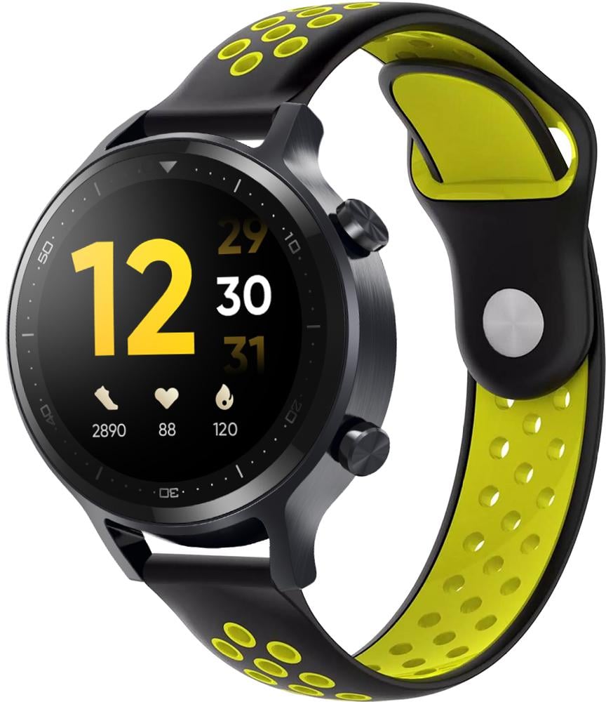 Ремешок Sport для Realme Watch S Black Yellow (26159-61)