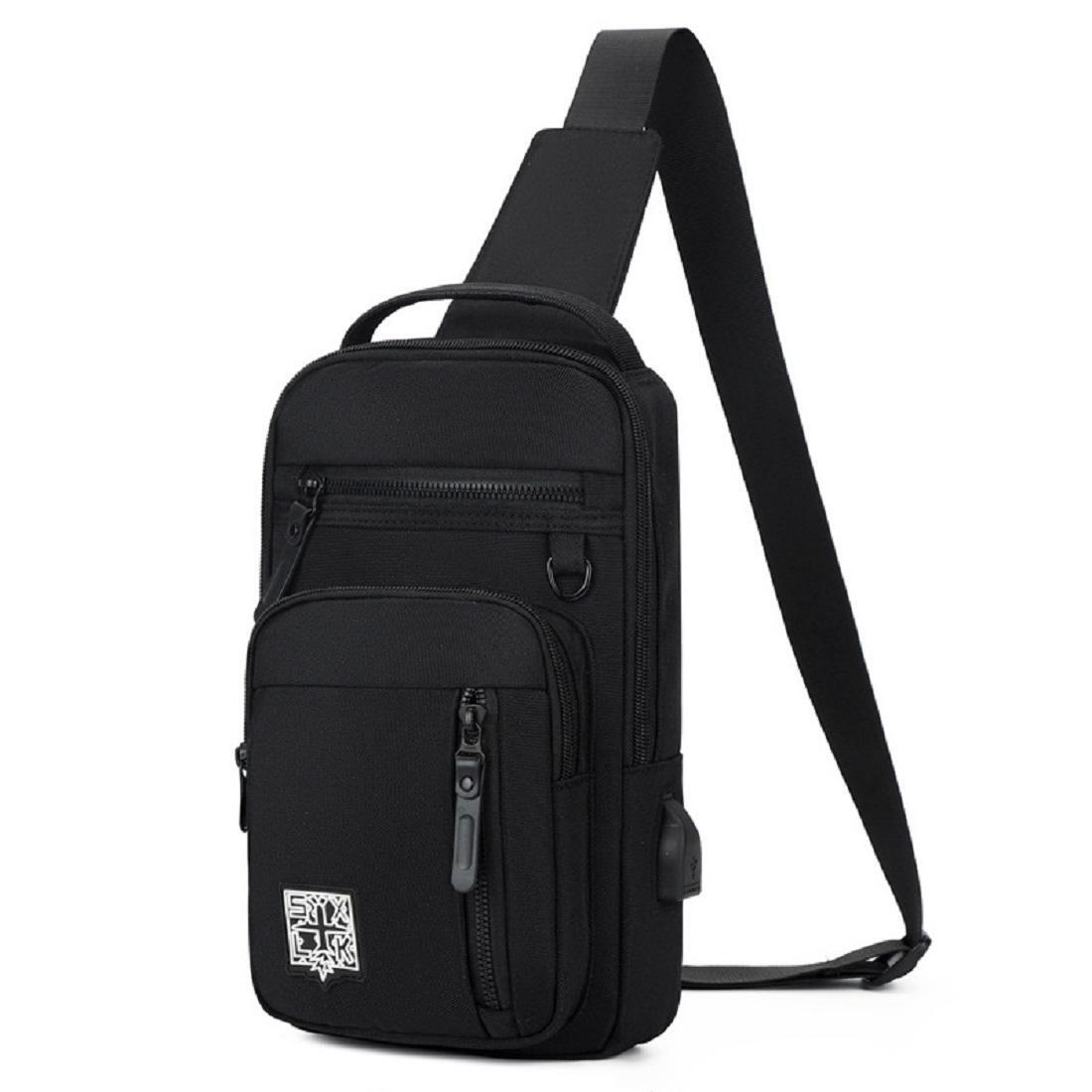 Мужская сумка через плечо Royal Bag AT09-T-24200A Черный (6050)