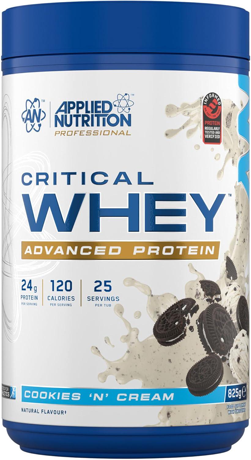 Протеин Applied Nutrition Critical Whey Protein Cookies ‘N Cream 825 г