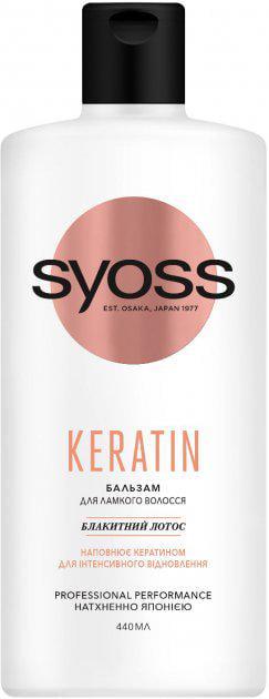 Бальзам для волос Syoss Keratin 440 мл (9380312)