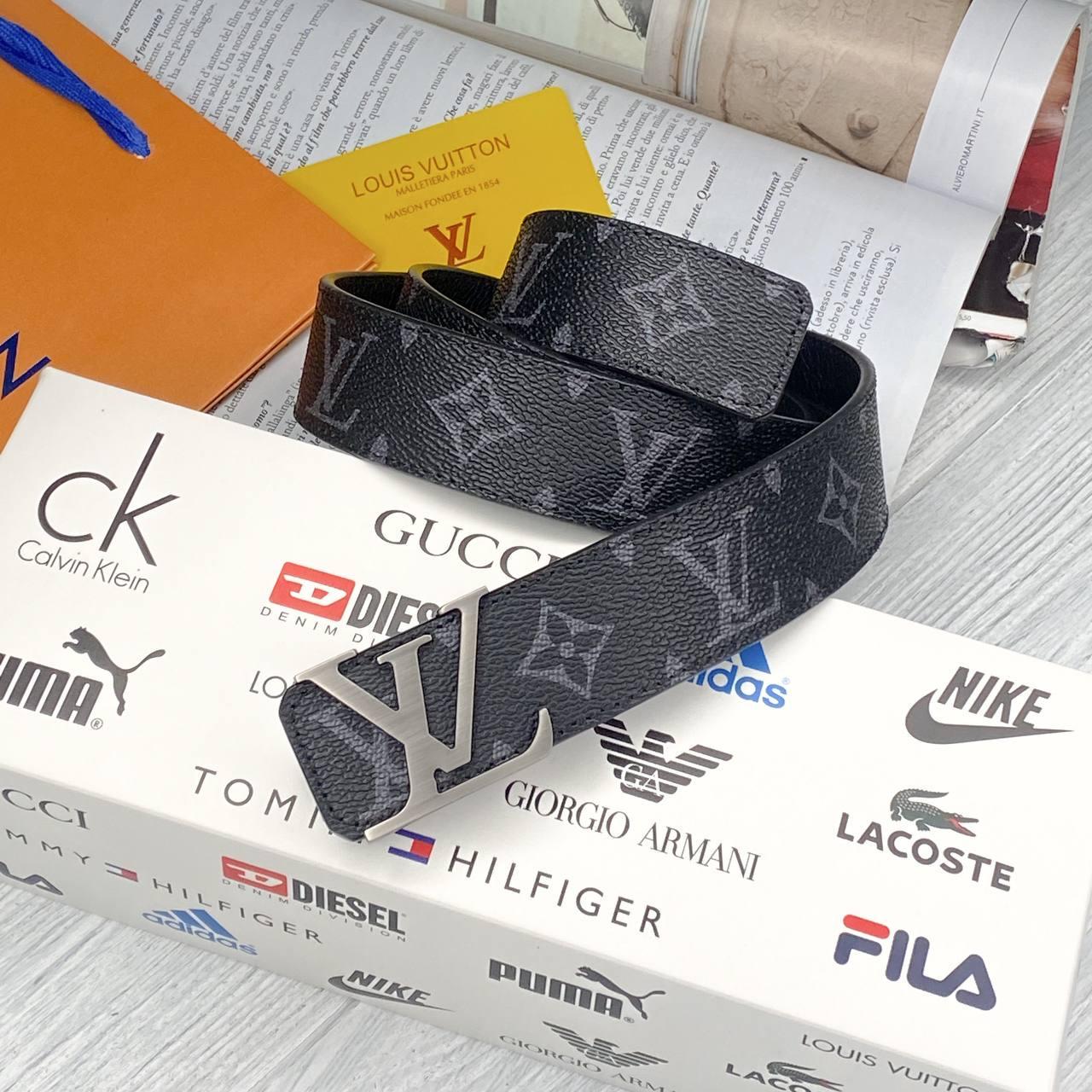 Ремень брендовый мужской кожаный (7010-1 PTR)