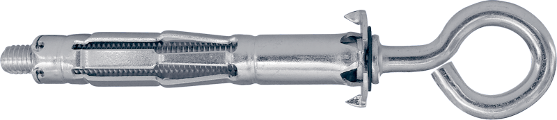 Анкер для гіпсокартону з кільцем Metalvis MOLLY-O М4 7х38 мм захват 8-15 мм оцинкована сталь 100 шт. (92E8O000092E80438O) - фото 2 Анкер для гіпсокартону з кільцем Metalvis MOLLY-O М4 7х38 мм захват 8-15 мм оцинкована сталь 100 шт. (92E8O000092E80438O) - фото 2