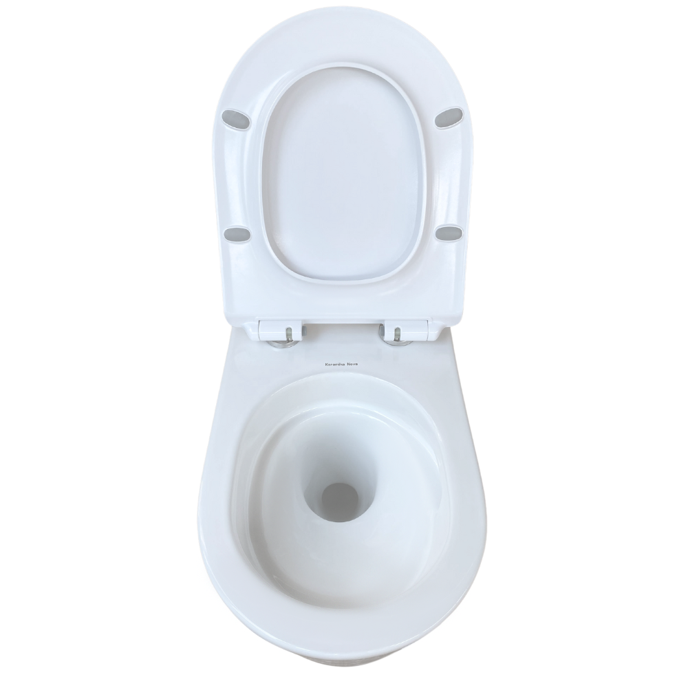 Унітаз підвісний Keramika Nova W106 безобідковий з кришкою - фото 5 Унітаз підвісний Keramika Nova W106 безобідковий з кришкою - фото 5