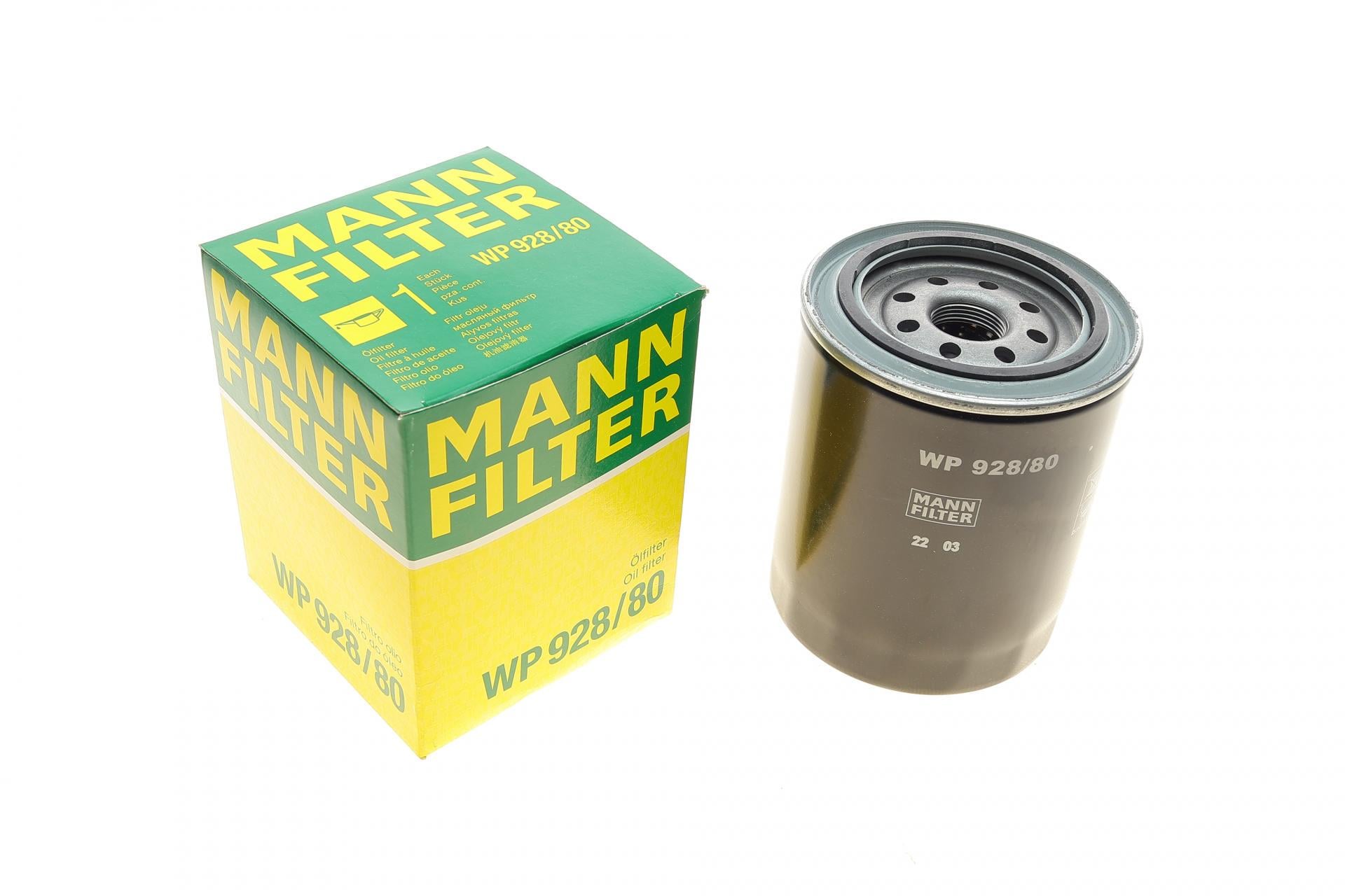 Фильтр масляный Mann-Filter для Ford Ranger/Mazda B-Serie/Toyota Avensis/Hiace/Hilux/Land Cruiser 2,0D-4,2D 81-07 (WP 928/80) Фильтр масляный Mann-Filter для Ford Ranger/Mazda B-Serie/Toyota Avensis/Hiace/Hilux/Land Cruiser 2,0D-4,2D 81-07 (WP 928/80)