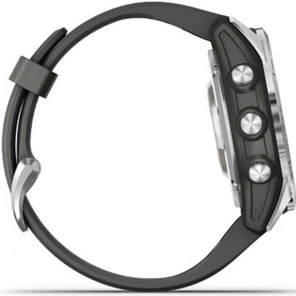 Смарт-годинник Garmin Fenix 7S Pro Solar Silver Band Graphite (010-02776-00/01) - фото 4 Смарт-годинник Garmin Fenix 7S Pro Solar Silver Band Graphite (010-02776-00/01) - фото 4