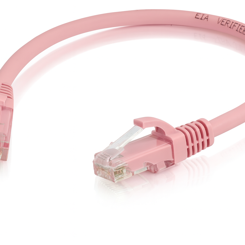 Патч-корд Fast Ethernet C2G CG83587 Cat6 0,5 м Рожевий (570208)