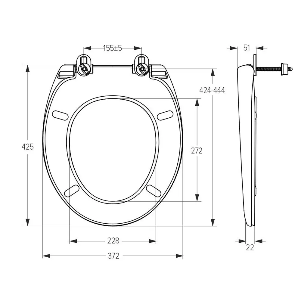 Сидения для унитаза SoloPlast СП-1 (GSR-000027123) - фото 5