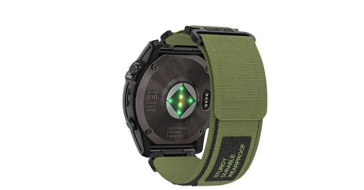 Ремешок Nylon Loop для смарт-часов Garmin Fenix 7/7 Pro/6/6 Pro 22 мм Зеленый