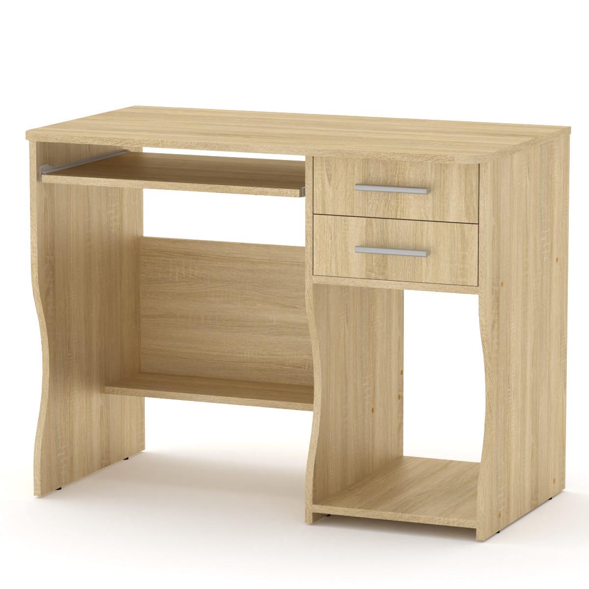 Стол компьютерный МеблиКо СКМ-7 100х50х77 см Дуб сонома (k-1426-4) - фото 1 Стол компьютерный МеблиКо СКМ-7 100х50х77 см Дуб сонома (k-1426-4) - фото 1