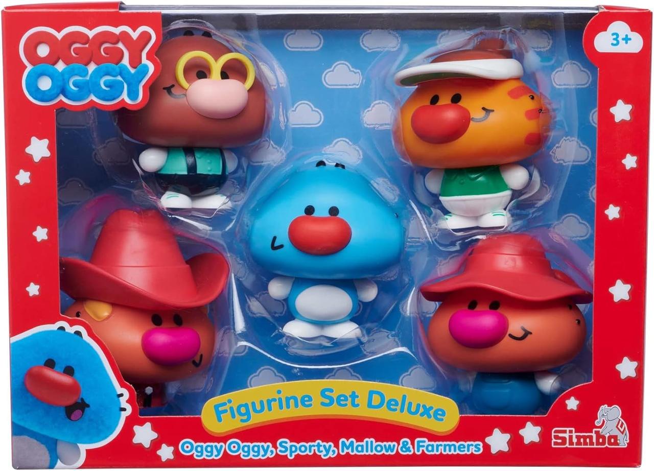 Игровой набор фигурок Огги Огги Simba Oggy Oggy Deluxe 5 героев мультфильма 7 см от 3 лет (SKU-240)