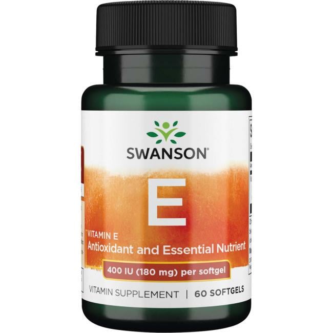 Вітамін E Swanson Vitamin E 400IU 60 Softgels