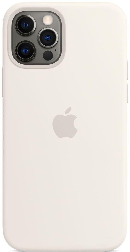 Силиконовый чехол-накладка Apple Silicone Case for iPhone 12 Pro Max, White (HC)(A)