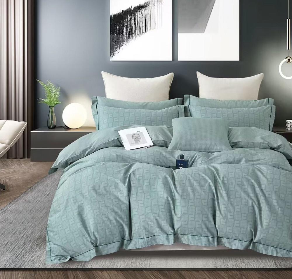 Комплект постільної білизни Soho Євро Studio 200x230 см Geometria Turquoise (UG-A130053)