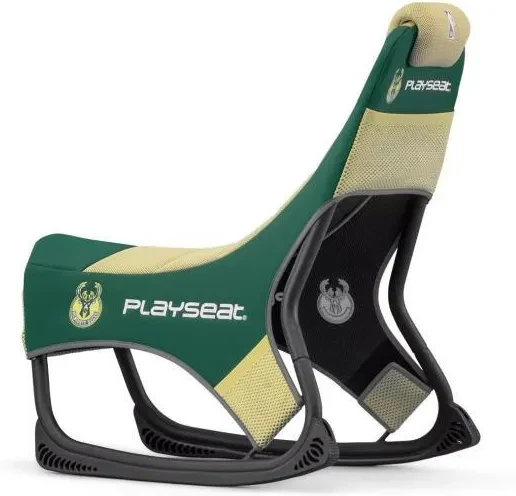 Компьютерное кресло геймерское Playseat Champ NBA Milwaukee Green/Yellow (152203746) - фото 9