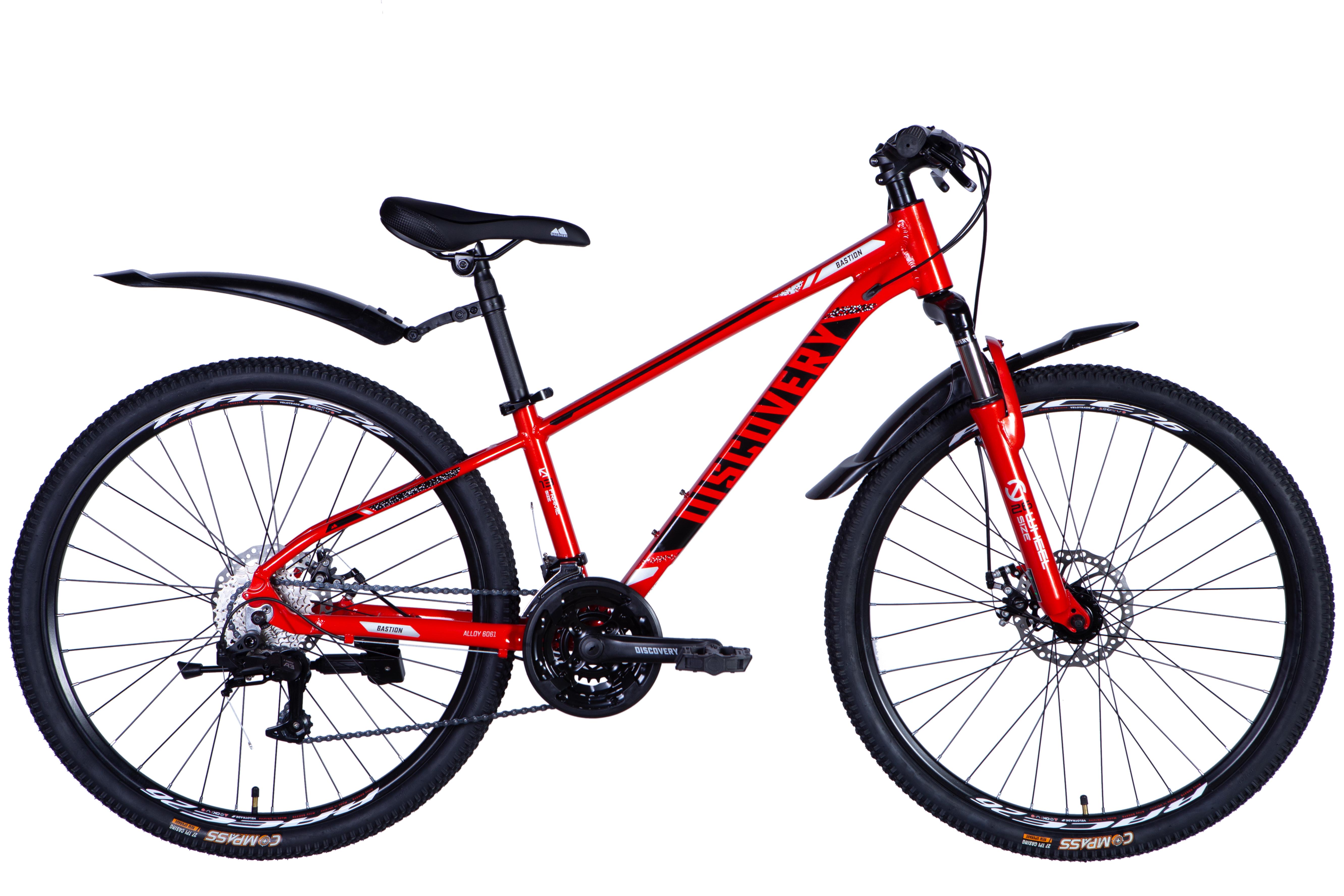 Велосипед Discovery 2025 BASTION DD CS AL 26" рама 13" Червоно-чорний (OPS-DIS-26-612) - фото 1 Велосипед Discovery 2025 BASTION DD CS AL 26" рама 13" Червоно-чорний (OPS-DIS-26-612) - фото 1