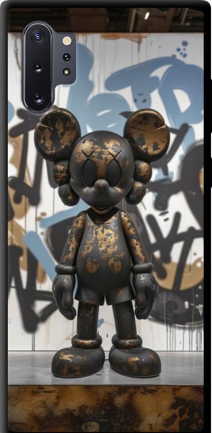 Чехол на Samsung Galaxy Note 10 Plus Bronze kaws v2 (6098b-1756-42517)