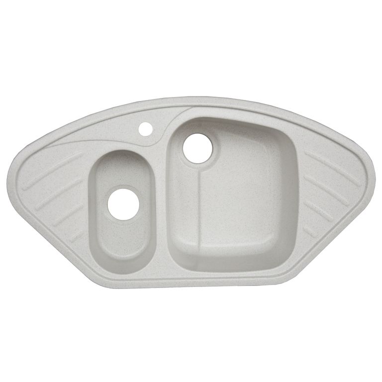 Мойка кухонная Platinum Largo 9250 Uw Белый в рыжую точку (353223) Мойка кухонная Platinum Largo 9250 Uw Белый в рыжую точку (353223)