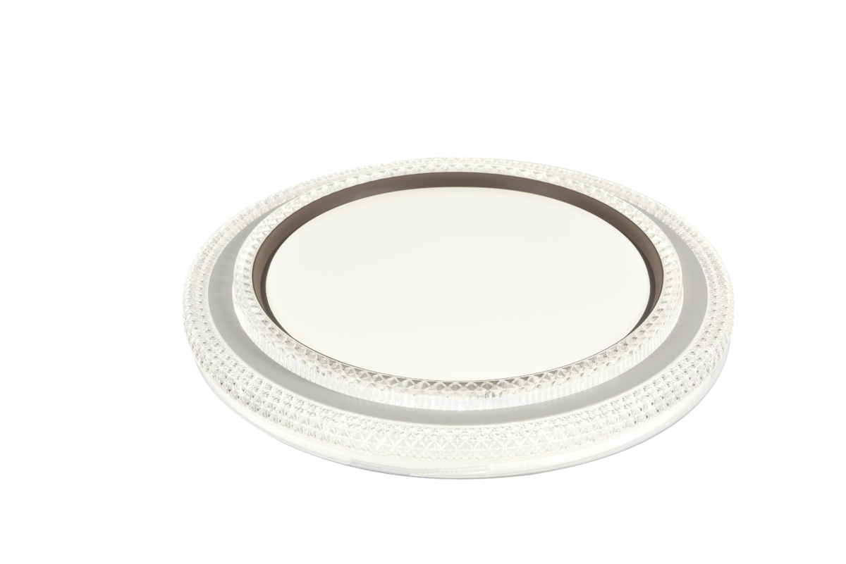 Светодиодная люстра пристелевая 105W 6010 Lm 3000-4500-6500К 47 см Белый (2H-023)