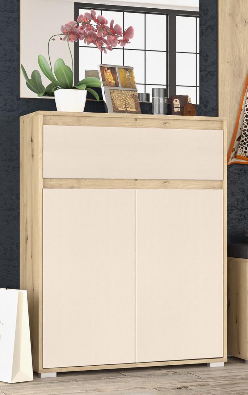 Комод з шухлядой Мебель-Сервіс 2Д1Ш Торіно Дуб артізан/Шампань (26880499) - фото 2 Комод з шухлядой Мебель-Сервіс 2Д1Ш Торіно Дуб артізан/Шампань (26880499) - фото 2