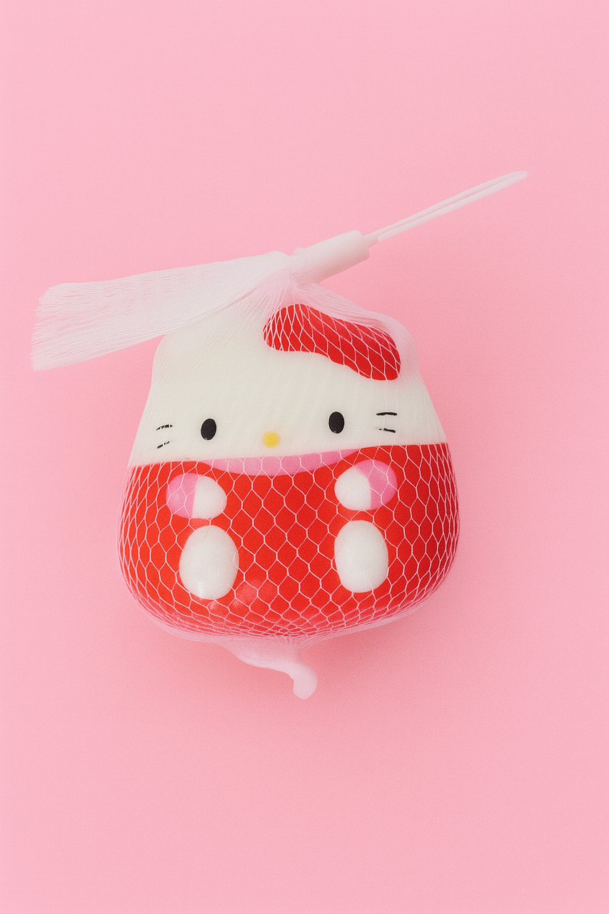 Антистрес-сквіш в сітці Червоний (27829557)