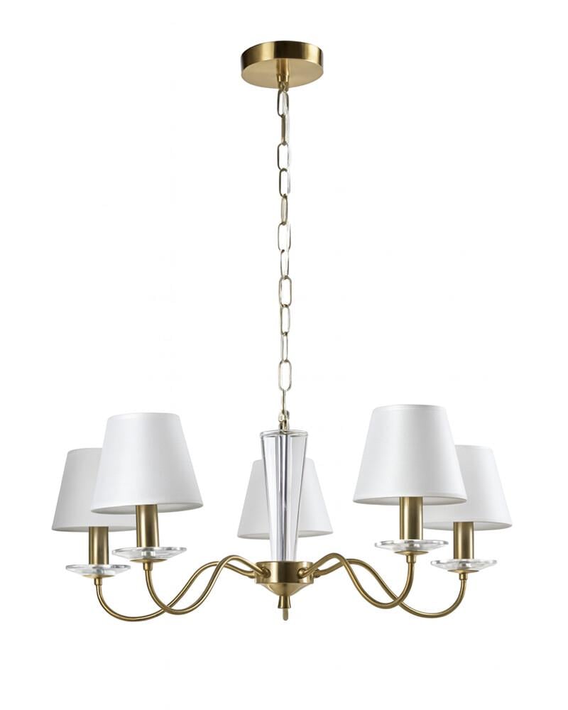 Люстра Edlin PL321167-5 Moren E14 5x12W IP20 Латунний (28107611)