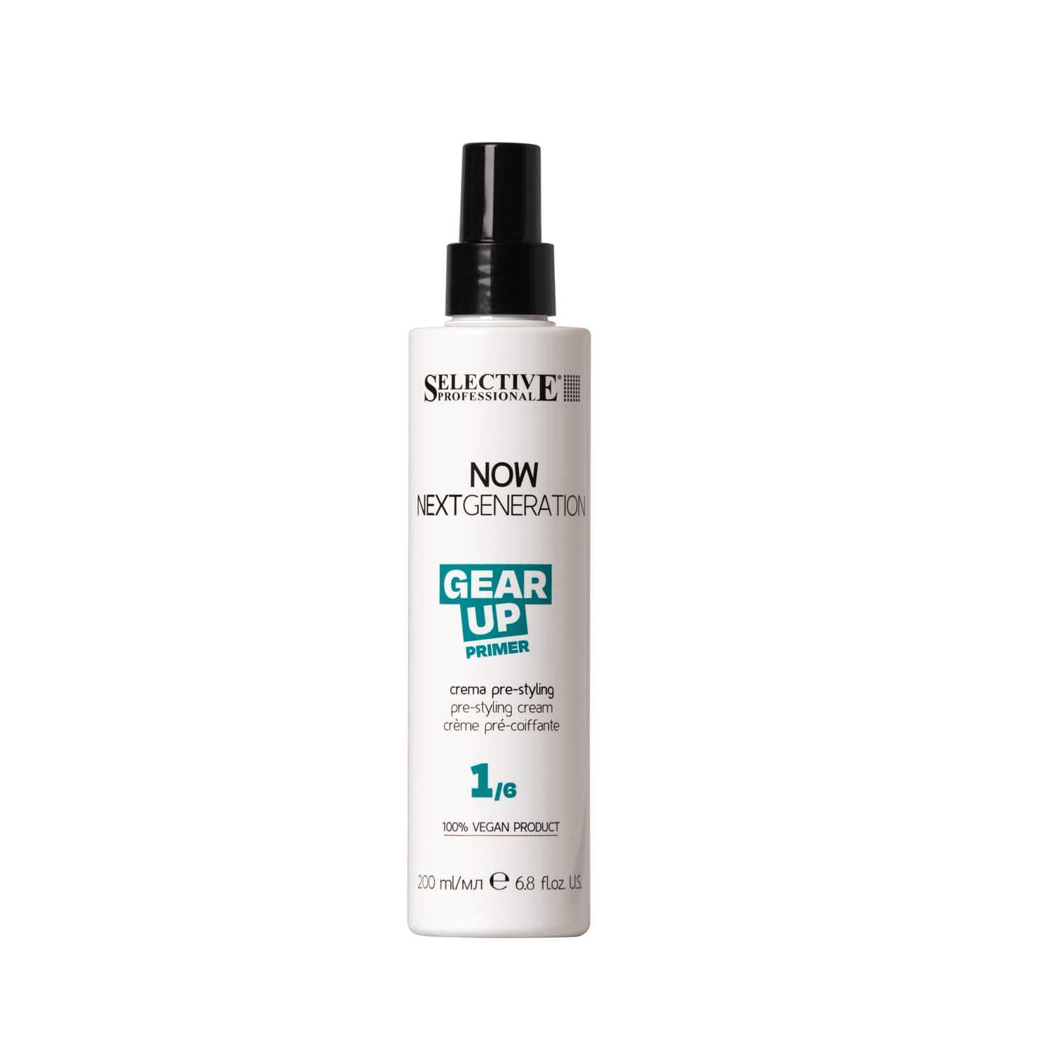 Крем-праймер для волос с легкой фиксацией Selective Professional Cream Gear Up Pre-Styling 200 мл (38398791)